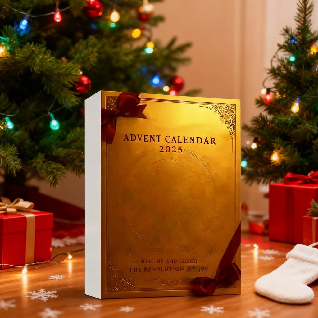 2D Flaches Acryl Überraschungsbox 24 Stück Anhänger Mit Flugzeugbox Lustiger Weihnachts-Countdown-Kalender