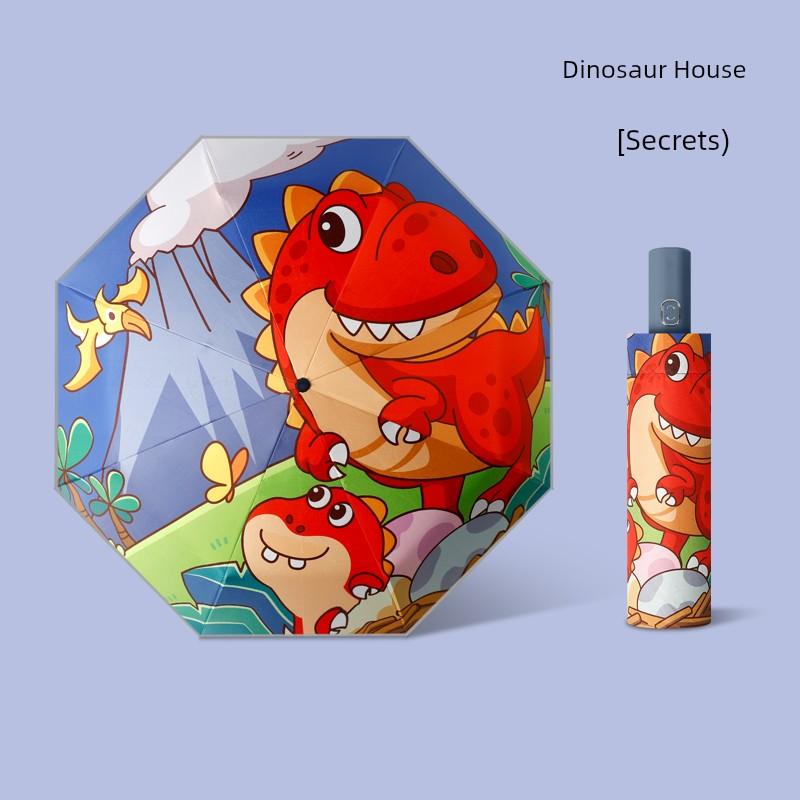 Children's Umbrella Safety Anti-Rebound Boys and Girls Kindergarten Primary School Students School Dedicated Sunny and Rainy Dual-Use Self-Opening
