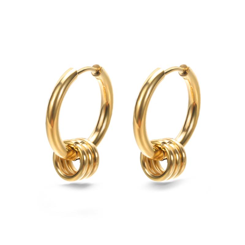 Zoetwater Oceaan Zeester Schelp Hoepel Oorbellen Voor Vrouwen Elegant Roestvrij Staal Goudkleurig Oorbellen Kerstmis sieraden accessoires