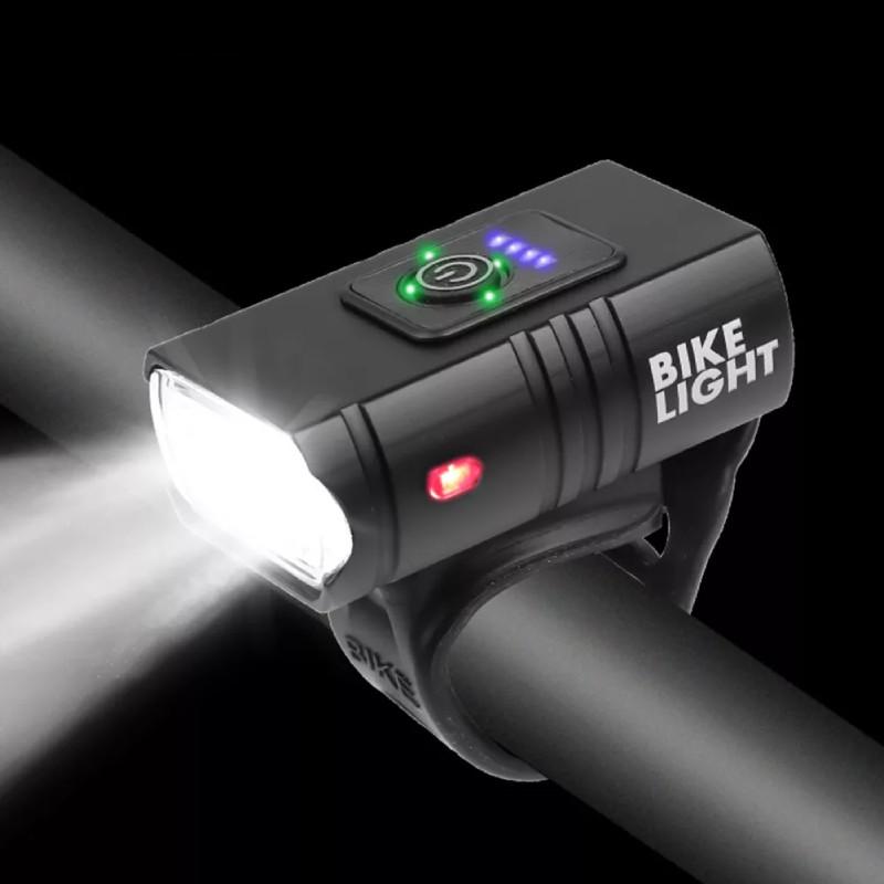 Led Light Bicycle 6 Modes Mtb Bike Front Lamp Usb Rechargeable Safety Night