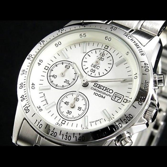Seiko SND363PC Men's Watch (Silver)