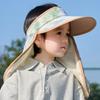 Sombrero de Cubo de Copa Vacía para Niños y Niñas Protección UV para Exteriores Sombrero de Sol de Ala Ancha Protección Solar para Bebés Sombrero de Sol