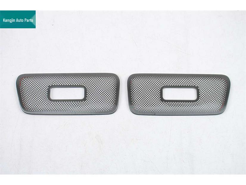 Fits Denza 25 Models N9: Black Titanium Stainless Steel Front Panel & Speaker Grilles with Reading Light Cover.