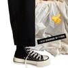 Thick-soled 1970 high-top canvas shoes women's versatile student cloth shoes 2025 new retro Harajuku board shoes white shoes