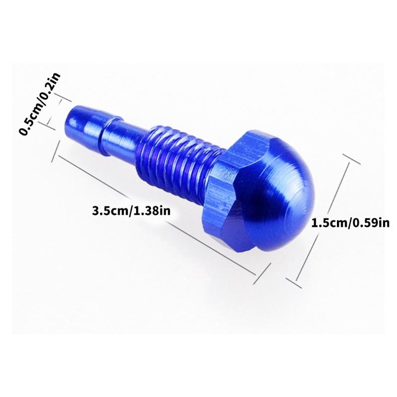 Front Windshield Washer Nozzles, Windshield Wiper Sprayer Nozzle Jets Set Fit for Most Car Windscreen Washer Jets
