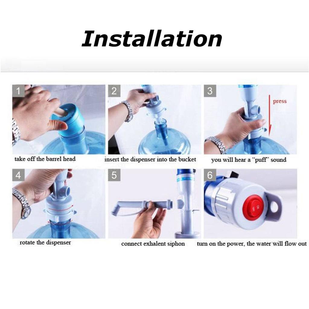 Buy Battery Operated Rechargeable Auto Bottled Water Dispenser Bottle ...