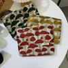 Mushroom Jacquard Portable Travel Cosmetic Storage Bag