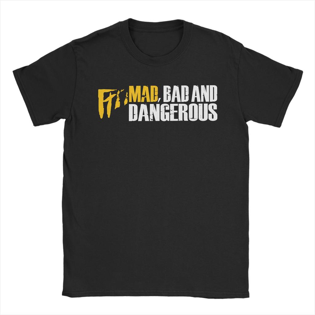 Mad Bad and Dangerous Pure Cotton T Shirt For Couple Summer Y2K Basic T Shirts O Neck Hip Hop Tees Big Size Custom DIY Tops