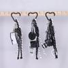 Creative Camera Star Keychain For Women Hand Woven Nylon Rope Bag Charm Aesthetic Bag Accessories Backpack Pendant