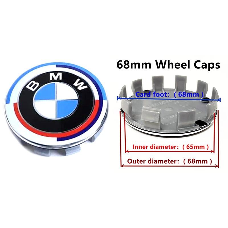 NAZF2 Wheel Center Cover Car Hood Front Rear Trunk Emblem Badge For BMW E36 E46 E53 E90 E60 E93 E87 G01 G20 E30 X1 X3 X5 X6 X7 F30 F20