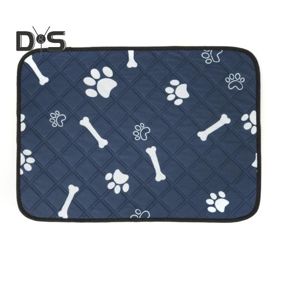 

Моющиеся пеленки для домашних животных, многоразовые впитывающие коврики для дрессировки собак, непротекаемые, нескользящие, для манежа, ящика для щенков, ящика для приучения к горшку S синий