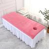80x190cm Massage Sheet with Holes Absorbent Spa Sheet Large Microfiber Bath Towel for Beauty Salon Beauty Salon Supplies