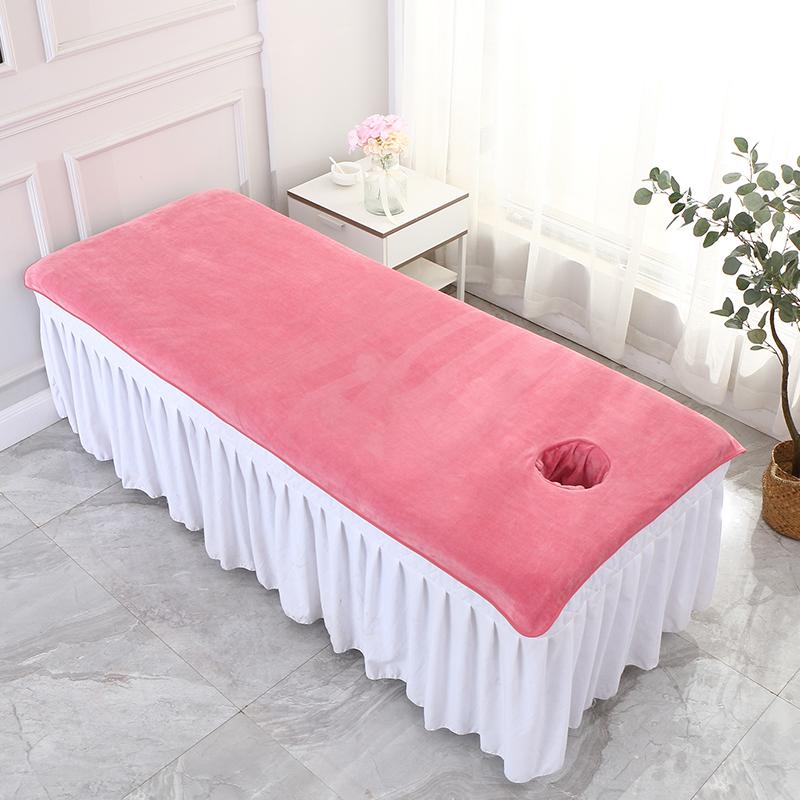 80x190cm Massage Sheet with Holes Absorbent Spa Sheet Large Microfiber Bath Towel for Beauty Salon Beauty Salon Supplies