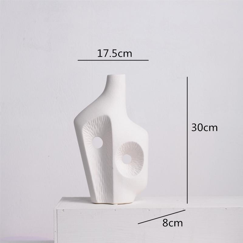 Irregular Rockery Hollow Coral Abstract Ceramic Ornaments Ceramic Vase Flower Arrangement Crafts Ornaments Vases Pots Decor