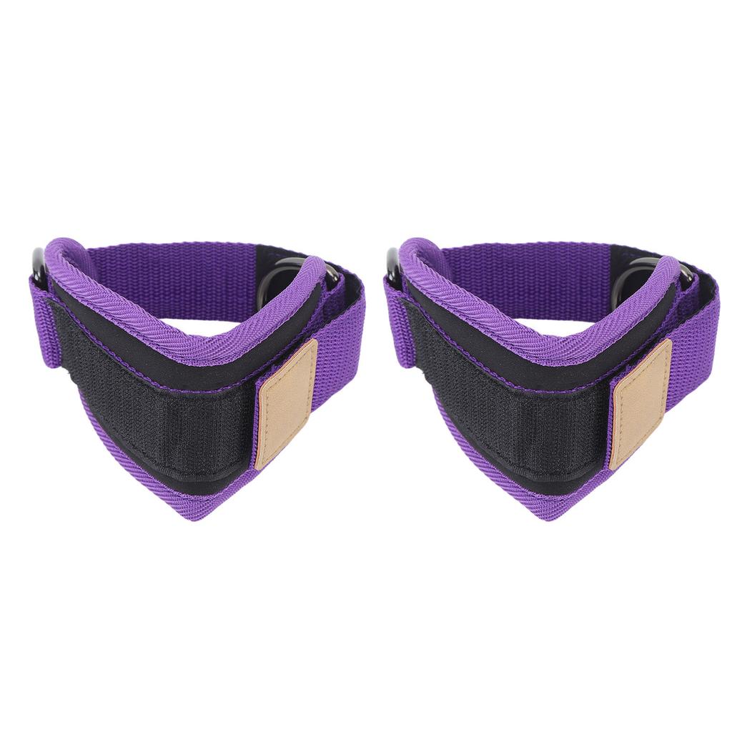 2PCS Ankle Strap for Cable Machine Kickbacks Iron D   Gym Ankle Cuff for Fitness Workout