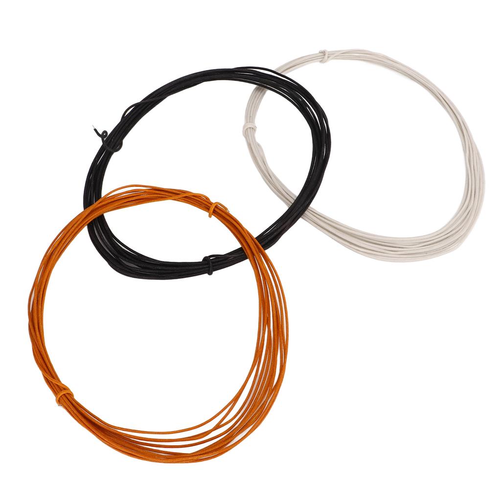 3 Pcs Guitar Pickup Wire Three Colors Easy To Use Guitar Pickup Line Replacement Guitar Accessories