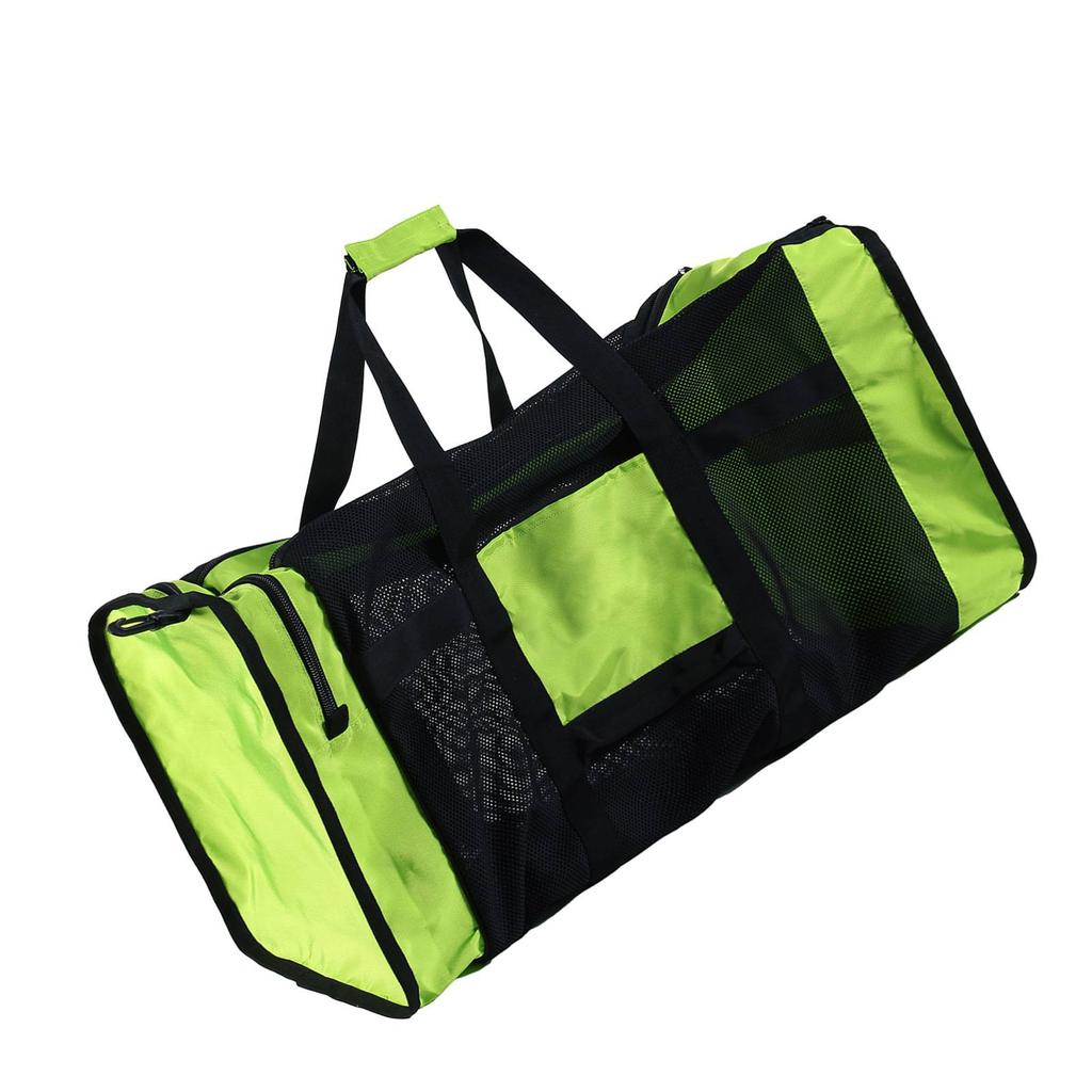 100L Mesh Duffle Gear Bag for Scuba Diving Snorkeling Swimming Beach and Sports Equipment