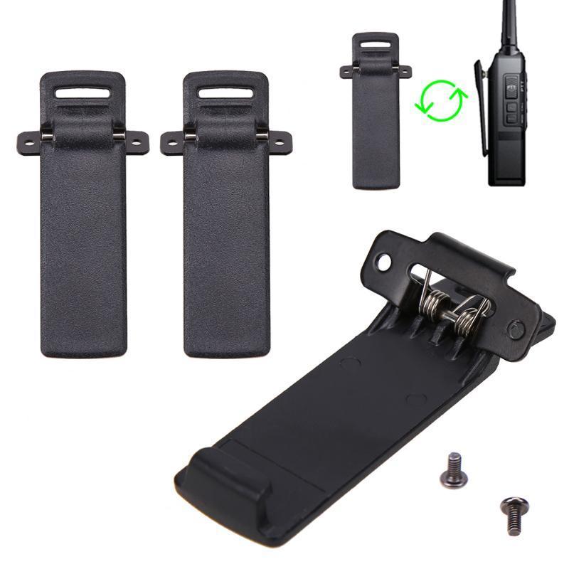 Uds Walkie Talkie Clip Trasero Radio Bidireccional Clip De Cinturón...