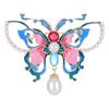 Broșă Emailată Fluture Stil Chinezesc Pandantiv Perlat Pictat Manual Design Elegant Simplu Accesorii Corsaj Cheongsam & Ace de Îmbrăcăminte