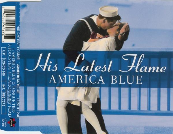 CD HIS LATEST FLAME - America Blue LONCD240 London Records 1989 Japan Rock Used