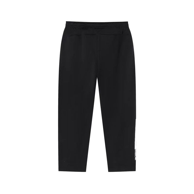 New Balance Loose Fit Fleece Lined Elastic Waistband Sports Casual Pants Men's AMP83307-BK
