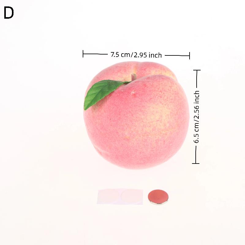 3D Bionic Food Refrigerator Paste Fruit Model Magnets Home Decoration Whiteboard Cartoon Magnetic Stickers Kitchen Decoration