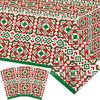 American Holiday Party Tablecloth France Mexico National Holiday Disposable Pe Tablecloth Decoration Waterproof And Oil-Proof