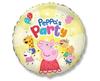 Round Foil Balloon Peppa Pig, Peppa's Party, 48 Cm