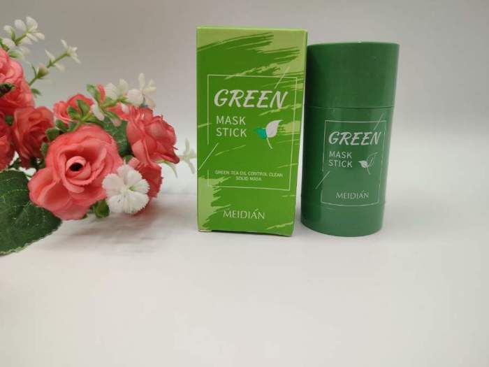 Bâton de masque gommant - Non comédogène - 50 ml - Élimine les points noirs - Clarifie les tâches - Mixte