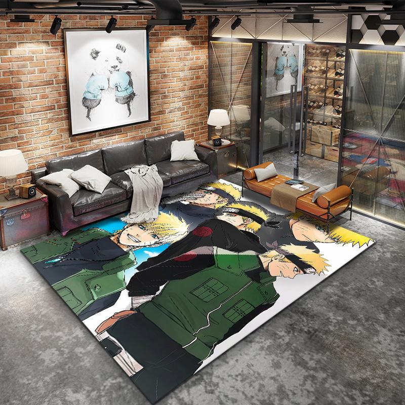 Naruto Evolution Carpet Rug For Living Room Bedroom Home Sofa Decoration,kids Play Nonslip Floor Mat