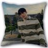 Kpop Cha EunWoo Pillowcase New Cotton Linen Fabric Square Zipper Pillowcase 45X45 Wedding Decorative Pillow cover