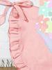 Trendy Korean-Style Spaghetti Strap One-Piece Swimsuit for Girls