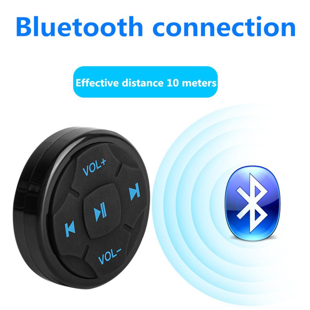 Bluetooth-compatible Remote Control Media Button for Mobile Phone Controller Car Steering Wheel Controller Accessories