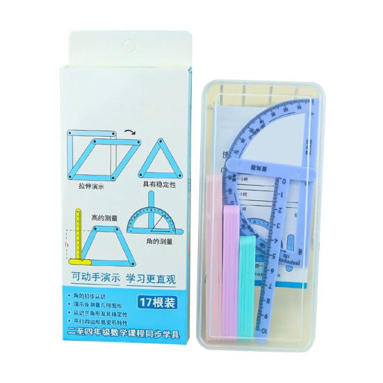 Magnetisches Polygon-Bausatz Winkelmesswerkzeug Mathe-Lehrmittel für die Grundschule Zeigt Winkel Fläche Umfang Interaktiv