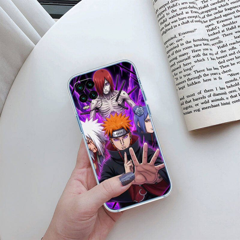MH96 Naruto Akatsuki Case for Motorola E7 G6 G7 G8 G9 Plus Power Play G10 G20 G04 E30 E40 E22 E20 E13 E15 G22 G23 G05 G75 G35 G55