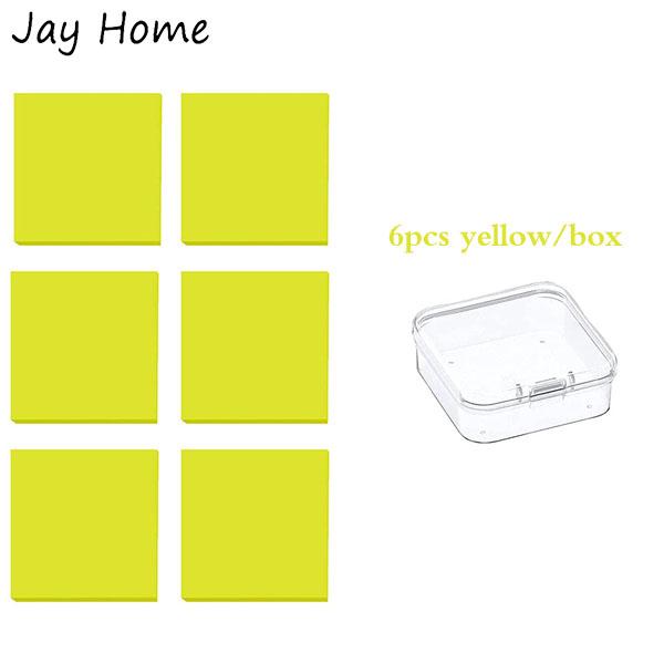 

6PCS Diamond Painting Glue Clay Colorful Diamond Painting Wax with Plastic Organizer Box for Diamond Painting Accessories жёлтый