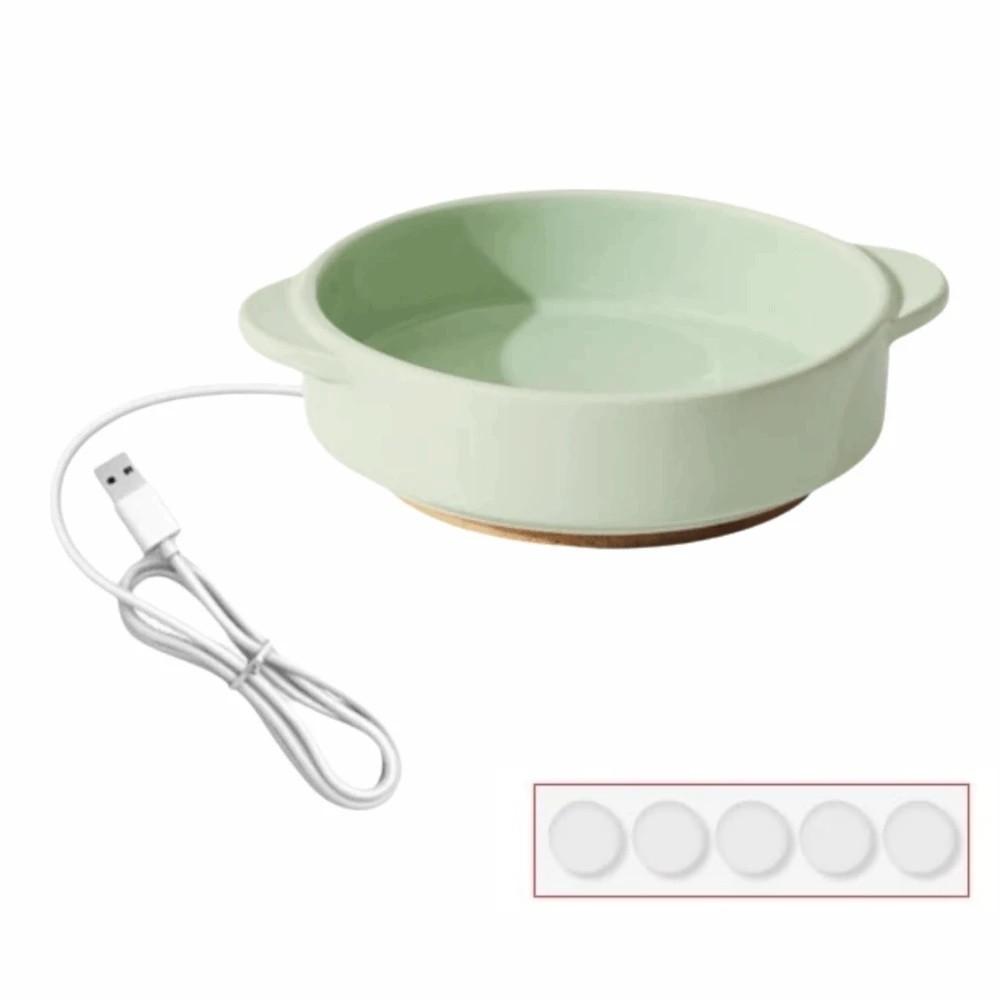 Constant Temperature Heated Ceramic Cat Bowl Neck-Protecting Dog Drinking Bowl  Small Dog