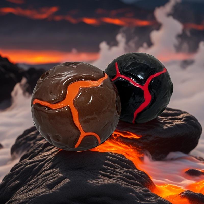 Volcano Flash Elastic Stress Relief Ball - Outdoor Decompression Toy for Kids