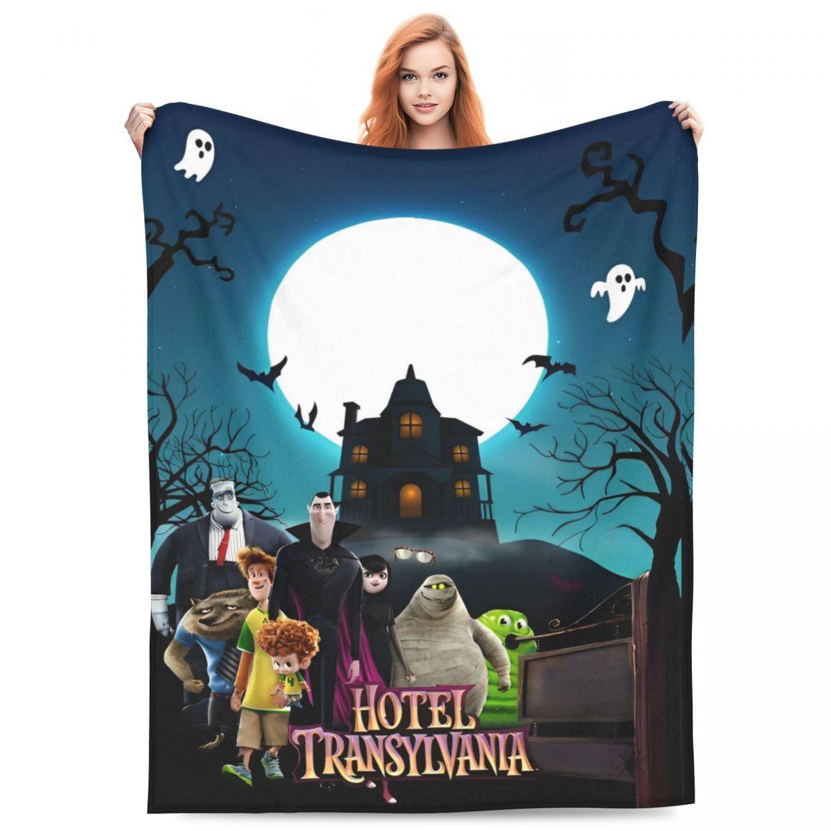 

Hotel Transylvania Blanket Quality Super Soft Throw Flannel Blanket Picnic Travel Winter Decorative Home Decor Bedspread 30x40in