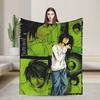 Death Note Manga Anime TV Show Poste Blanket Soft Street Trend Plush Throw Blanket For Bedroom Flannel Bedspread Bed Cover