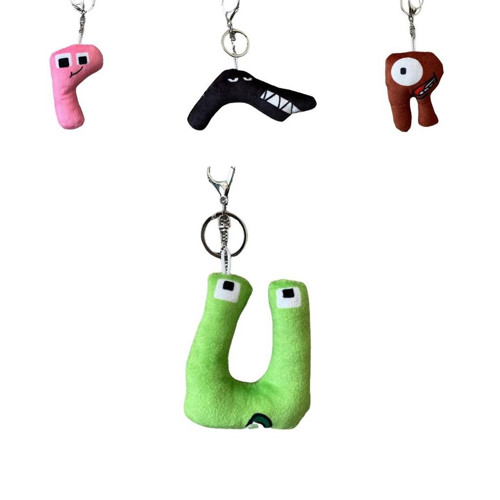 Peluche Morbido Pendant Bambola Alfabeto Lore Giocattolo Educativo per Bambini Decorazione per la Casa Regalo di Natale
