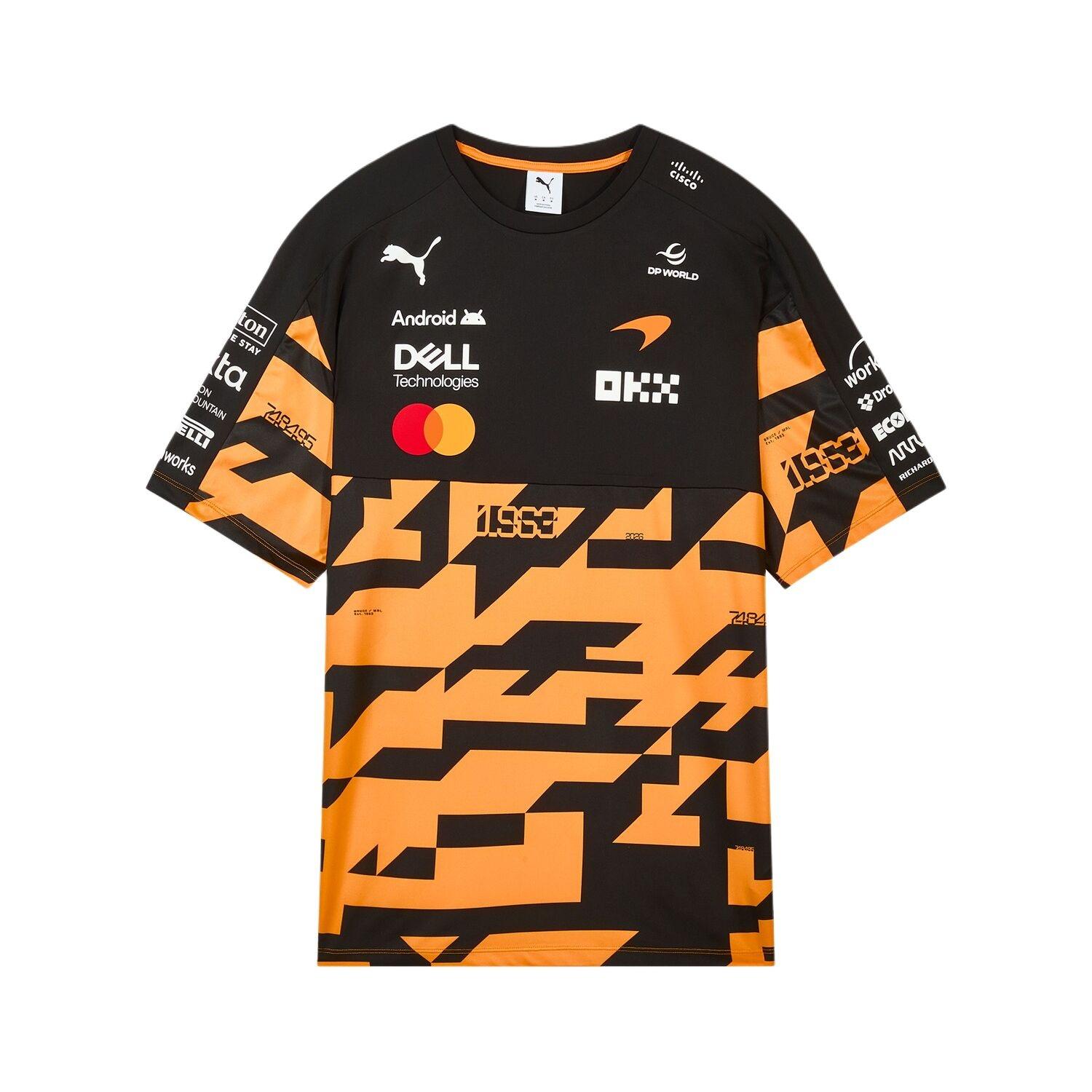 PUMA x McLAREN RACING Replica T-Shirt  Papaya  Men s 713958-01 S