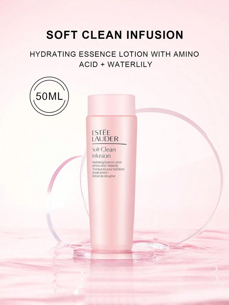 Estee Lauder Soft Clean Infusion Hydrating Essence Lotion with Amino Acid + Waterlily- 50ml
