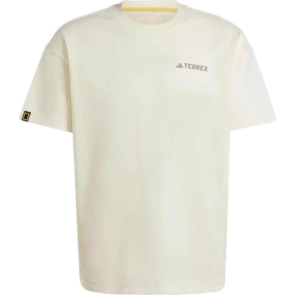 Adidas X National Geographic Graphics Quick-Dry Sports Landscape Print T-Shirt Unisex Tops IX5614