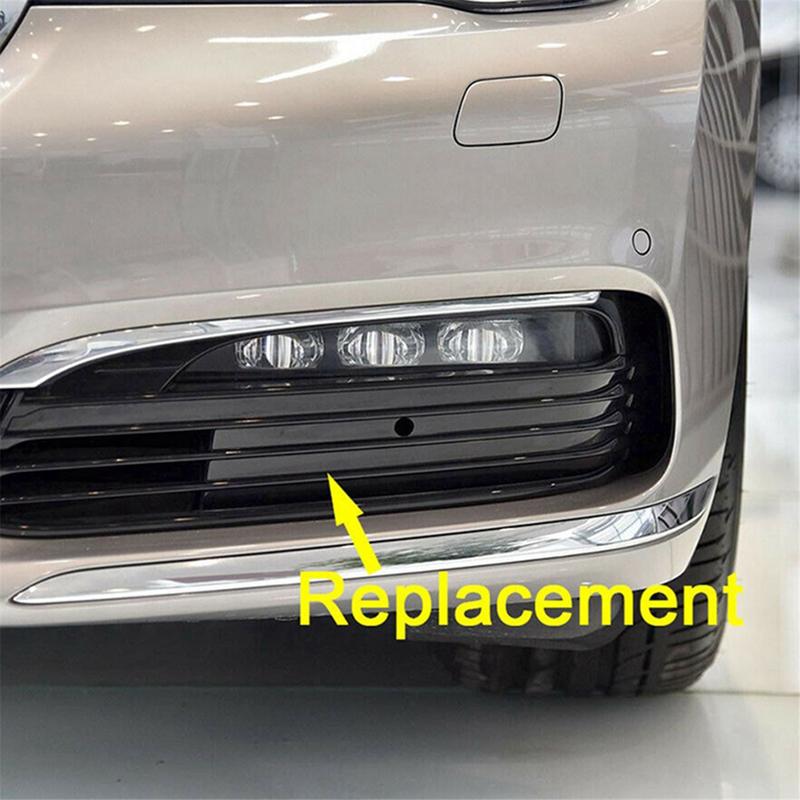 1Pair Front Bumper Fog Lights Mesh Grille Cover Trim 51117358789 51117358790 51117362693 for BMW 7 Series G11, G12