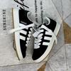Trendy Men's Autumn Teen Low-Top Three-Stripes Casual Flat Sneakers