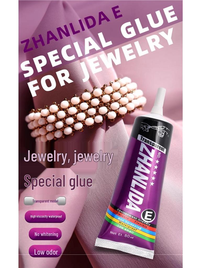 Waterproof Jewelry Adhesive for Inlaying Pearls, Earrings, Amber, and Jade Ornaments