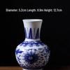 Antique Blue and White Chinese Porcelain Vase - European & American Handicraft for Flower Arrangements