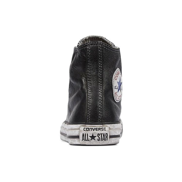 Converse Chuck Taylor All Star Vintage Leather 'Black White' Men's 158575C
