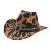Minority woolen hat men and women couple hat milk curled brim western cowboy hat top hat